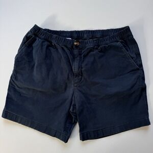 CHUBBIES Elastic Waist 7" Inseam Pull On Short Mens XL Blue Stretch‎ Casual